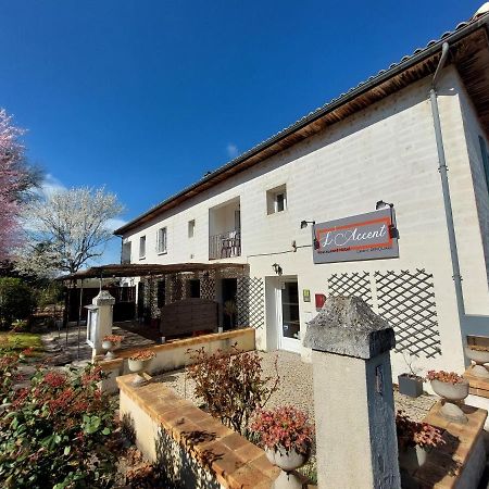 Astaffort L'Accent - Hotel 2 Etoiles Et Restaurant - Logis Hotels מראה חיצוני תמונה