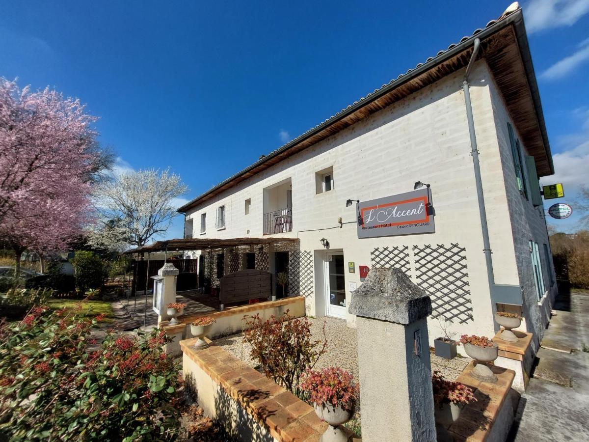 Astaffort L'Accent - Hotel 2 Etoiles Et Restaurant - Logis Hotels מראה חיצוני תמונה